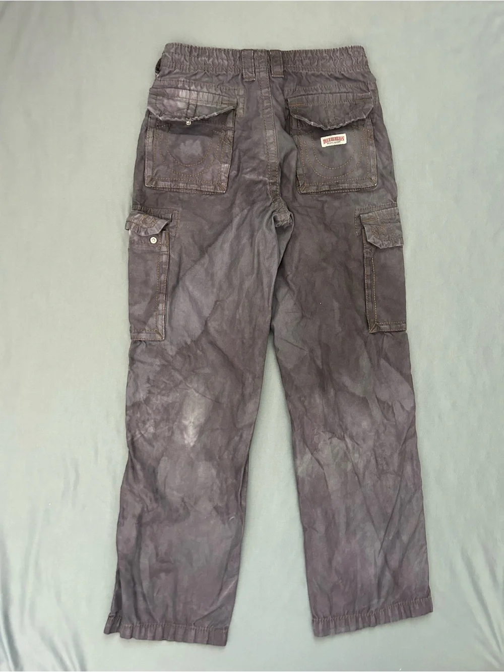 True Religion Brand Jeans Y2K Men's Size 26 Acid-washed Purple Jeans